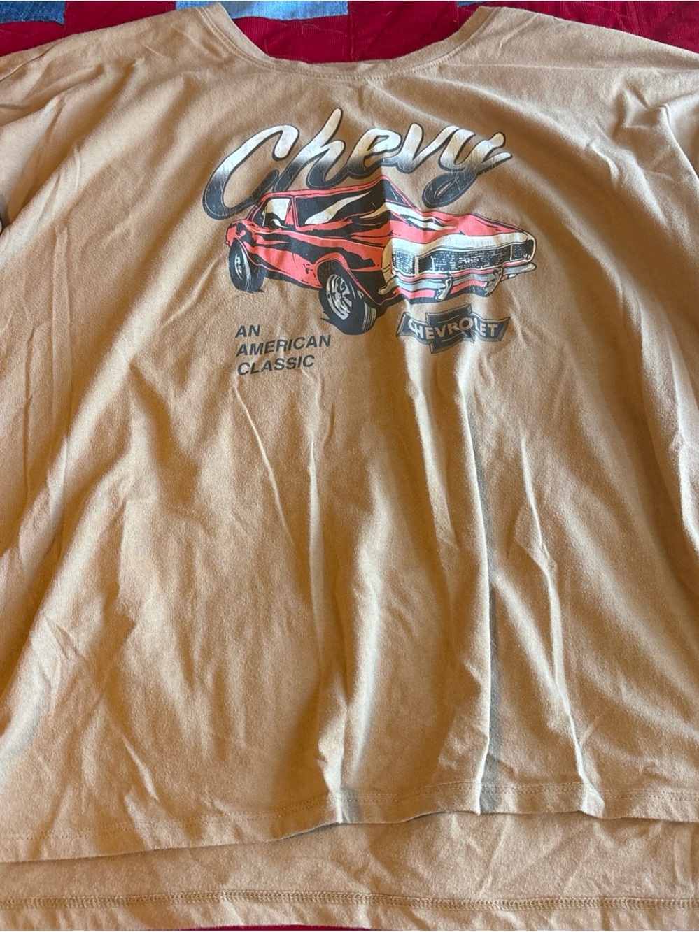 Chevy Graphic Short Sleeve Tee - Tan